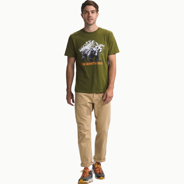 Футболка TNF S/S Bears Tee (Мужской; L; ForestOlive)
